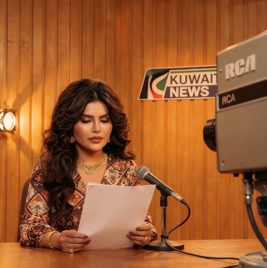 أميرة محمد  تلعب دور إعلامية في التلفزيون