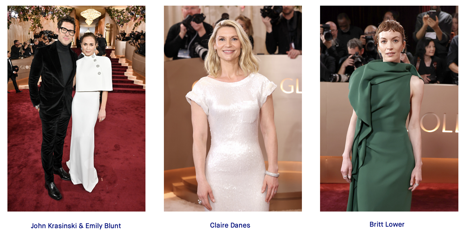 أوغستينوس يضفي لمساته على إطلالات النجمات في حفل جوائز غولدن غلوب 2026