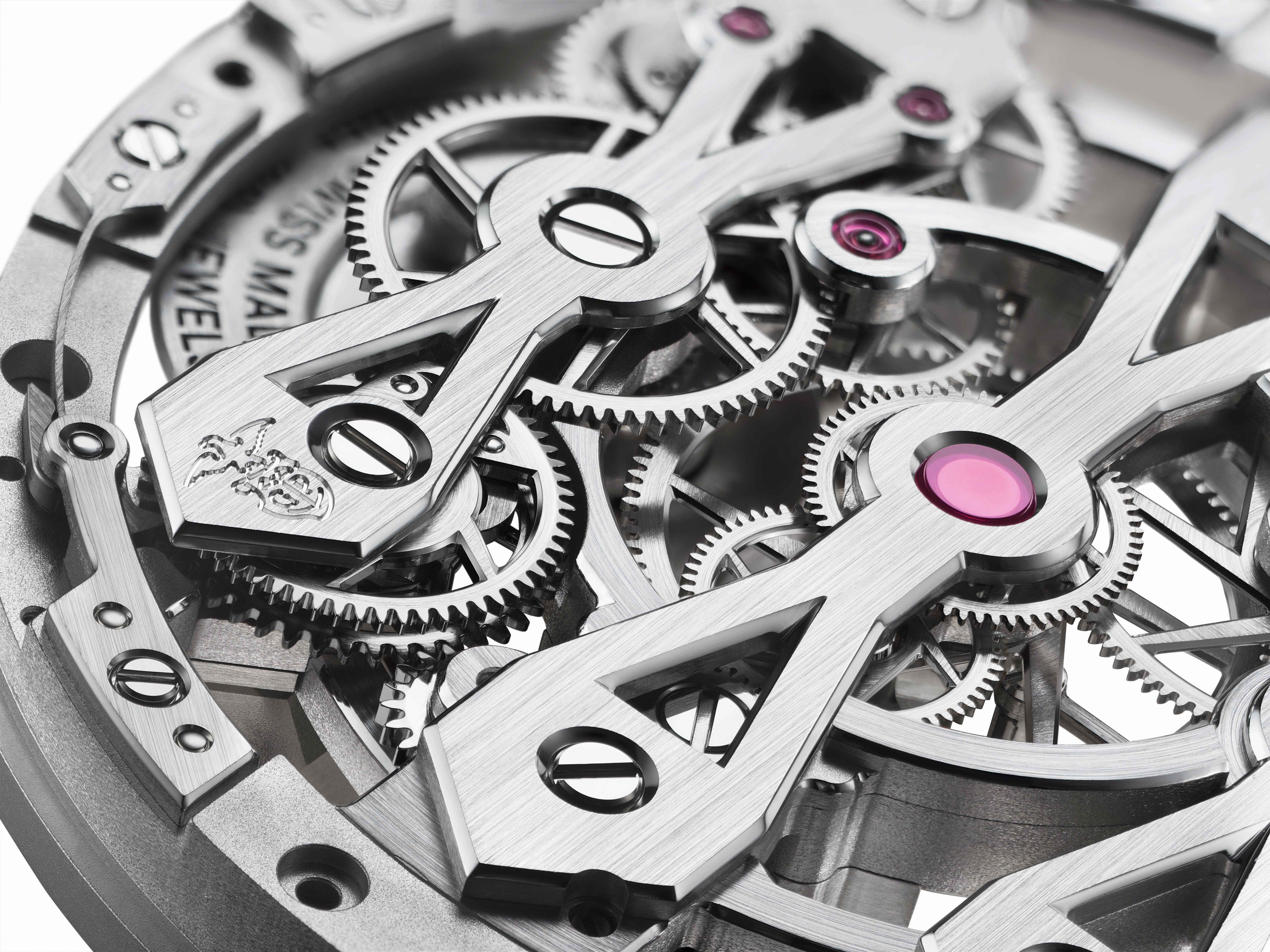 إبداع ميكانيكي العيار GP9620 والتوربيون