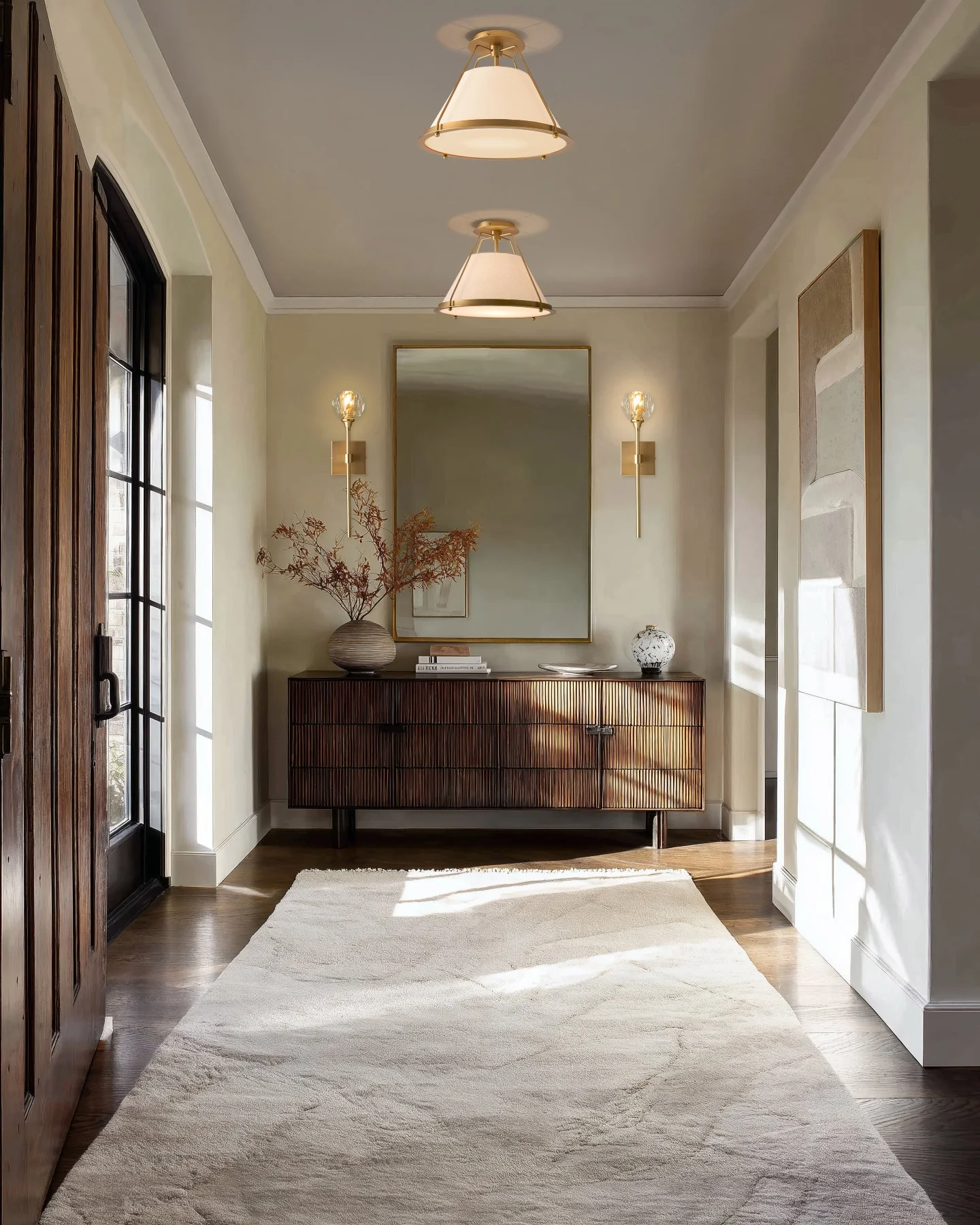 إضاءات مدخل المنزل يجب أن تجمع بين الأناقة والوظيفية