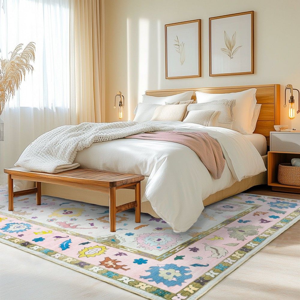 إضافة سجادة ربيعية ينعش مظهر الغرفة فورًا