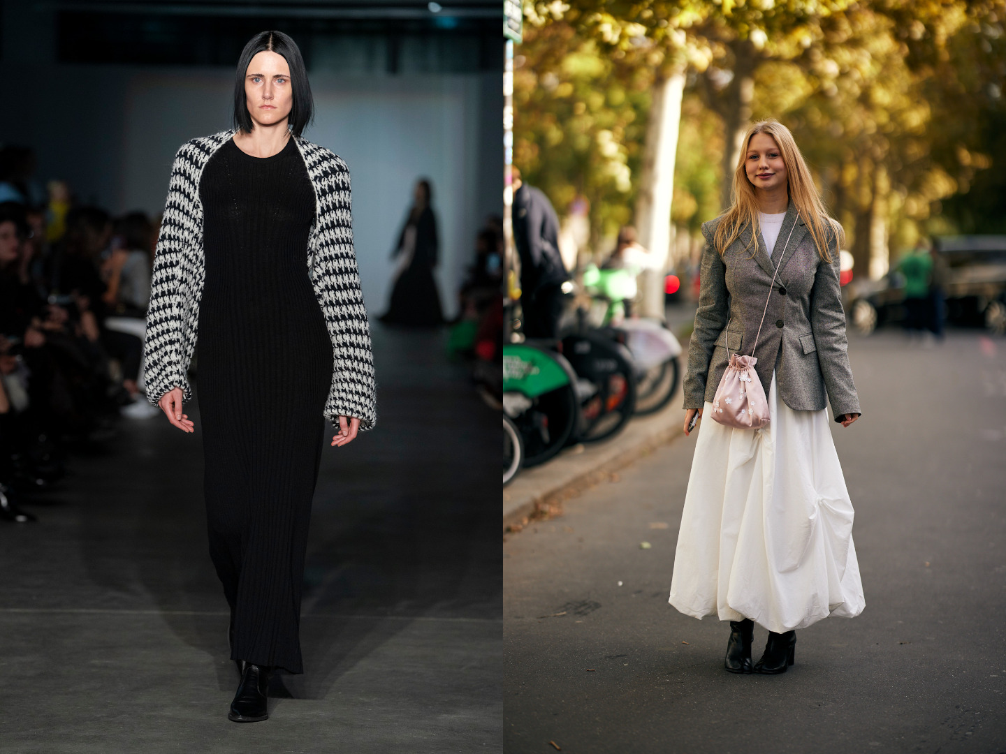 إطلالات أنيقة بفساتين طويلة