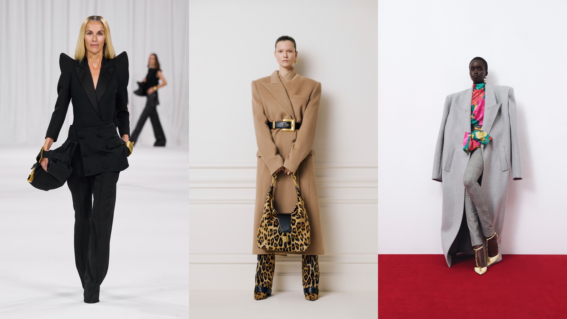 إطلالات بأكتاف بارزة من Balmain