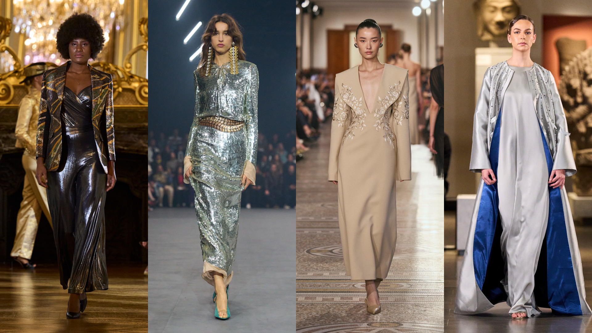 إطلالات بألوان معدنية ملفتة ‏