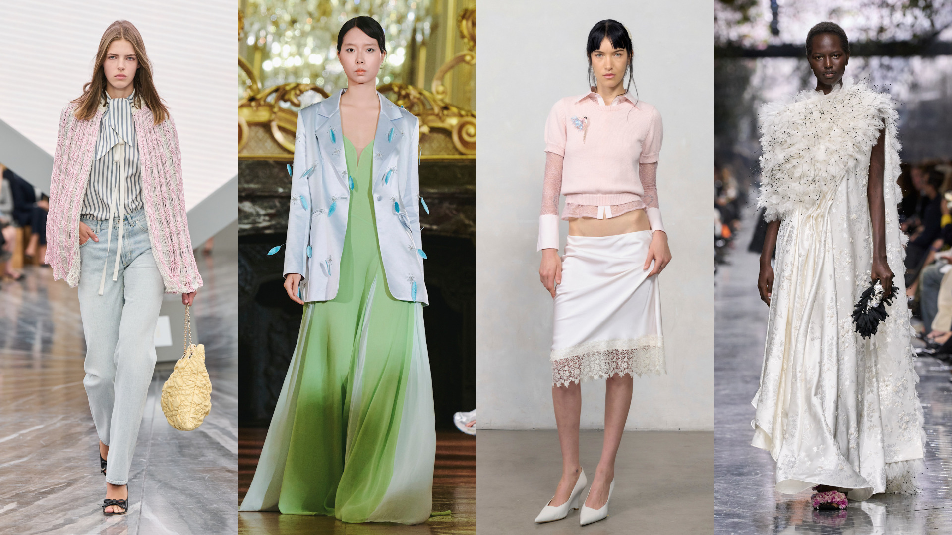 إطلالات بدرجات ألوان تعكس الرومانسية