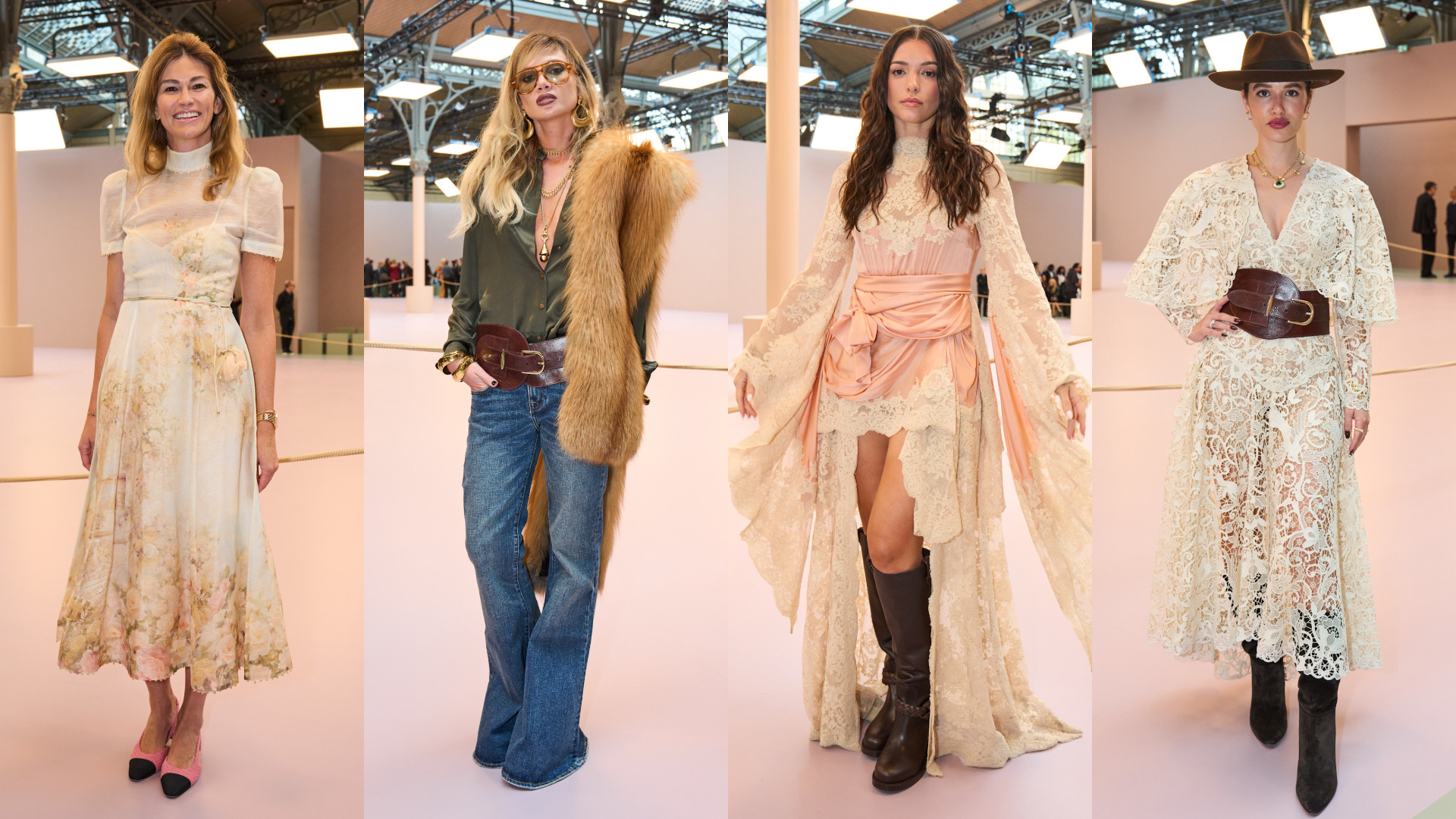 إطلالات بستايلات مختلفة لمشاهير في عرض أزياء Zimmermann
