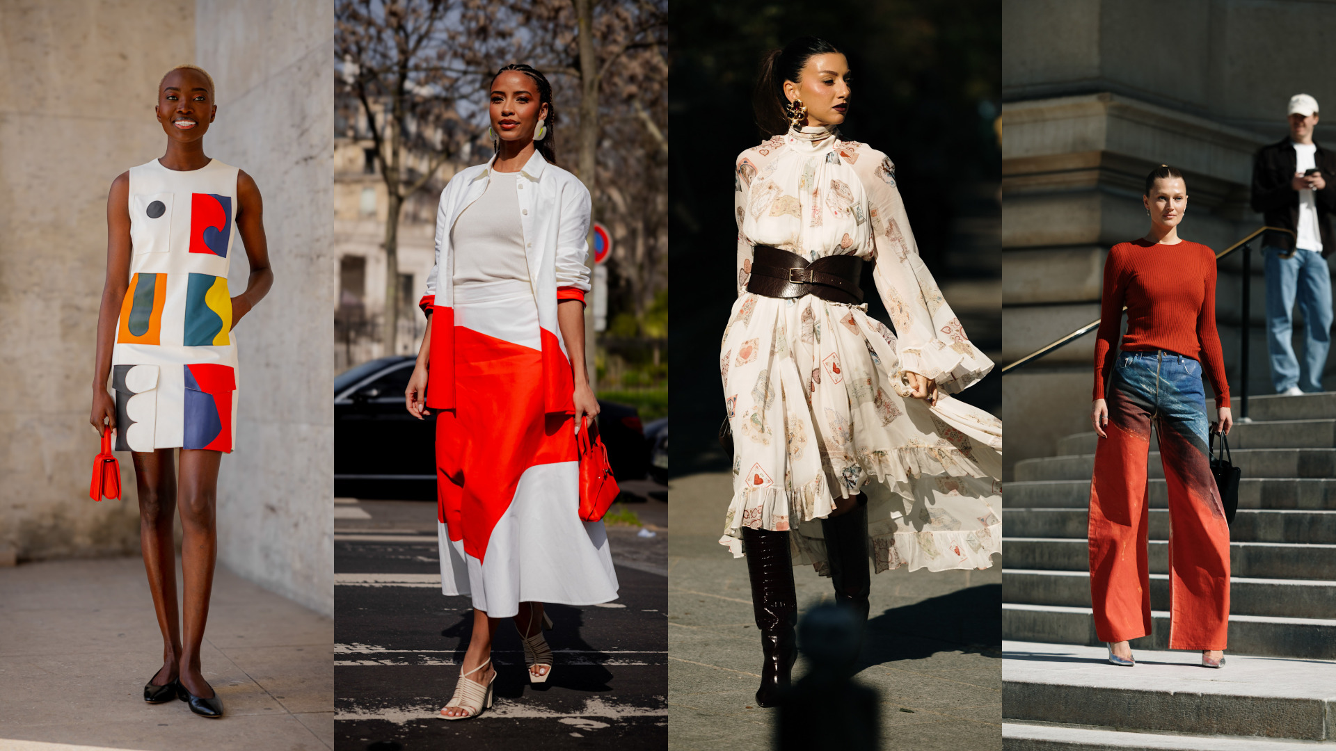 إطلالات بعناصر درامية من شوارع باريس