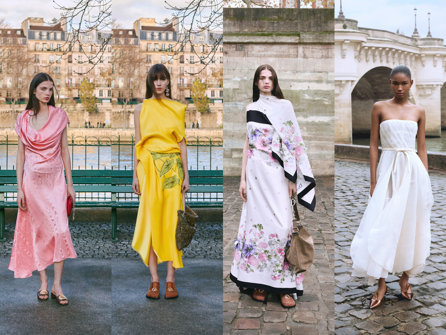 إطلالات رومانسية بأقمشة خفيفة من Dior