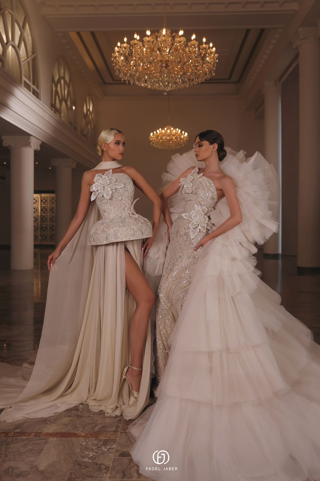 إطلالات زفاف جريئة لفضل جابر