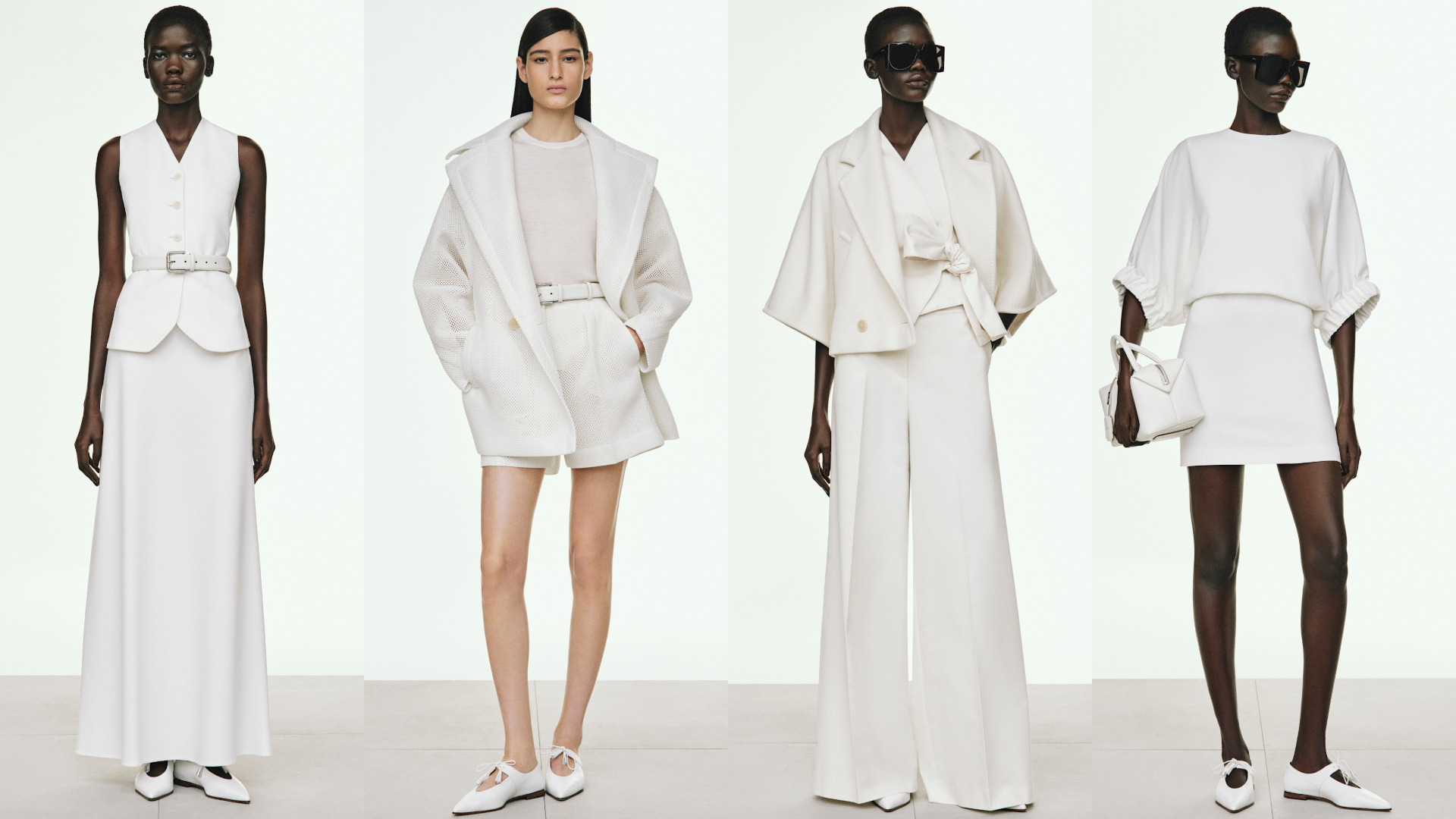 إطلالات كاملة باللون الأبيض من Max Mara