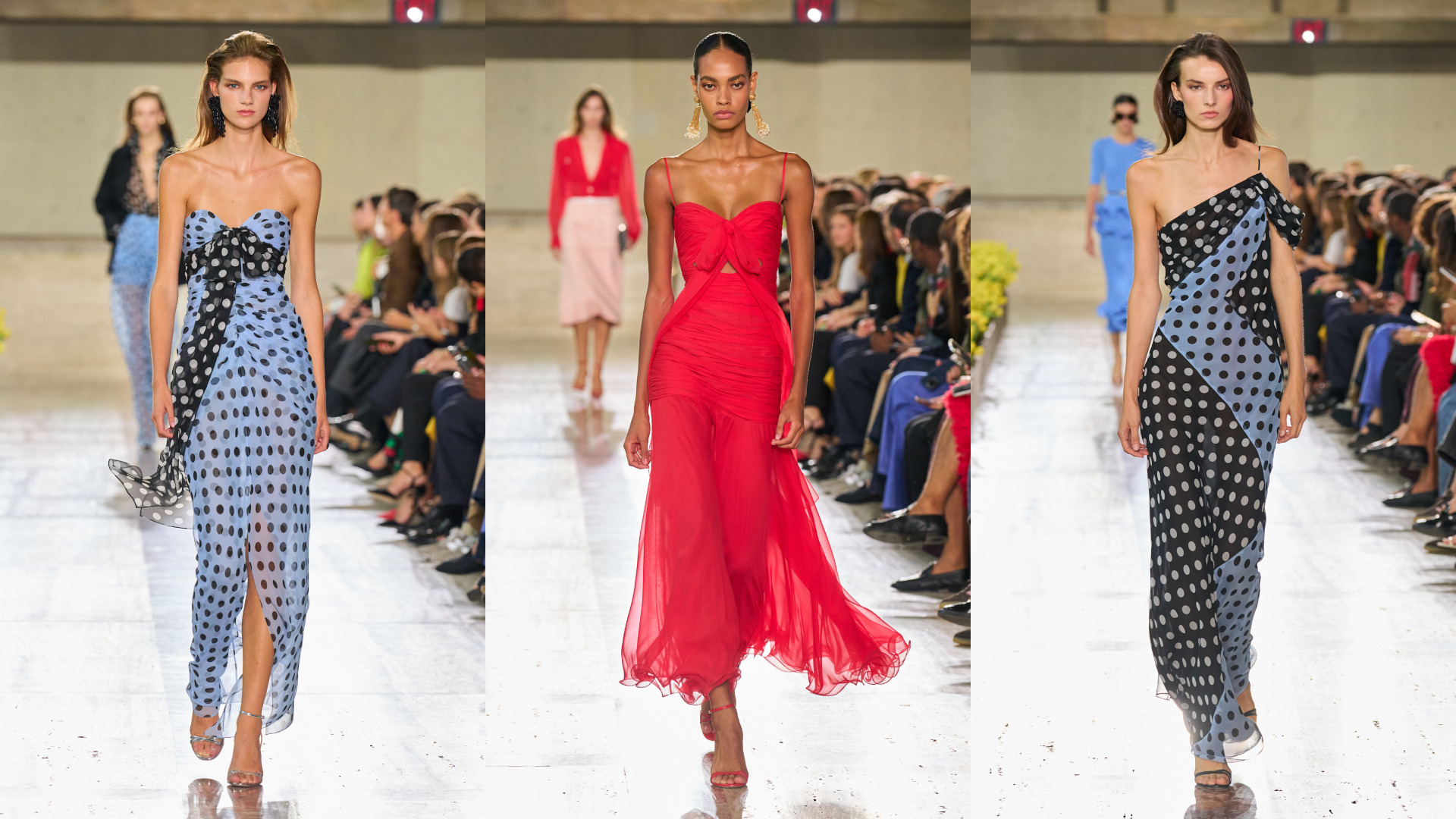 إطلالات محددة الخصر دون حزام من Carolina Herrera