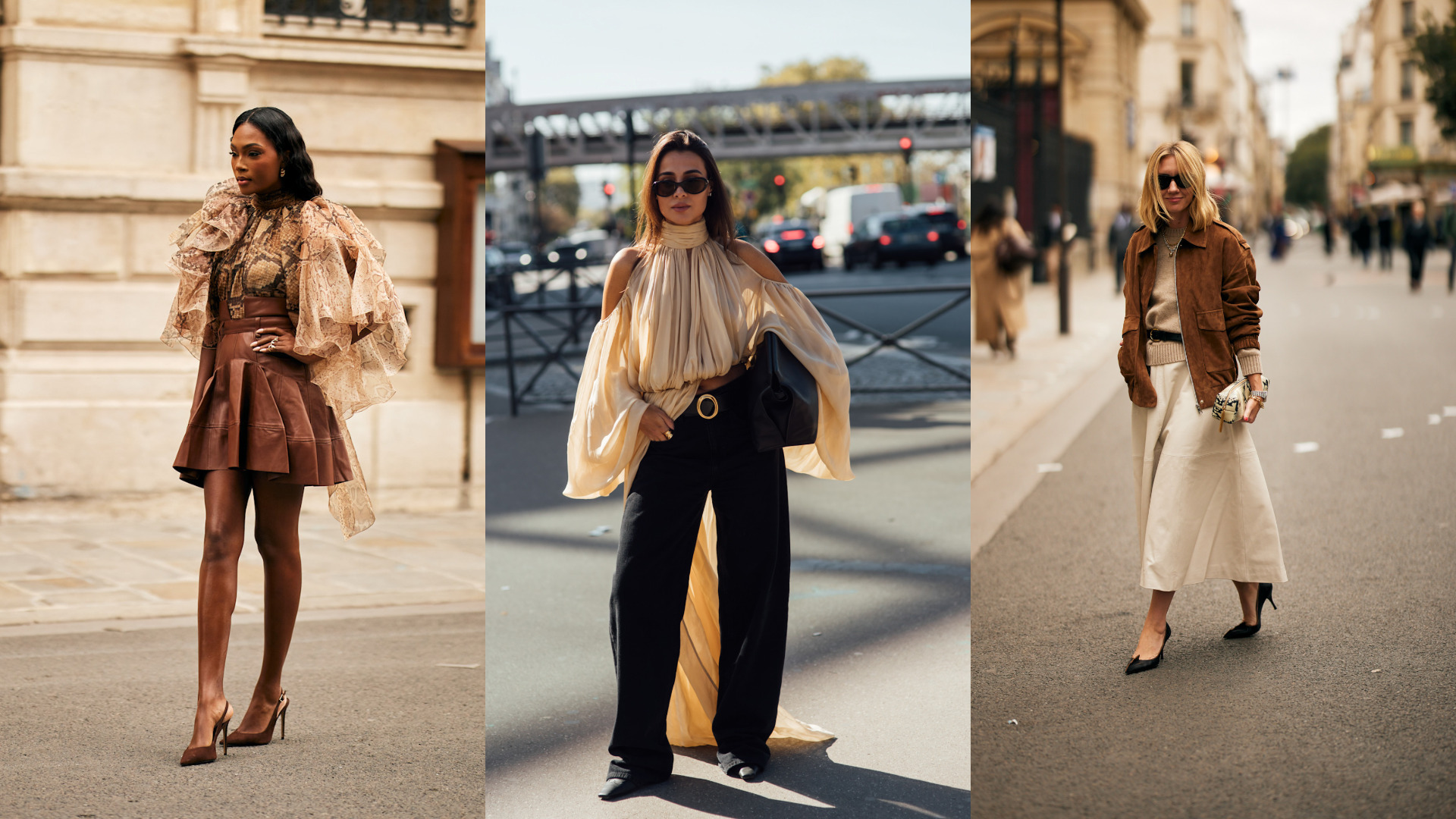 إطلالات مناسبة لعشاء على إطلالة من شوارع باريس