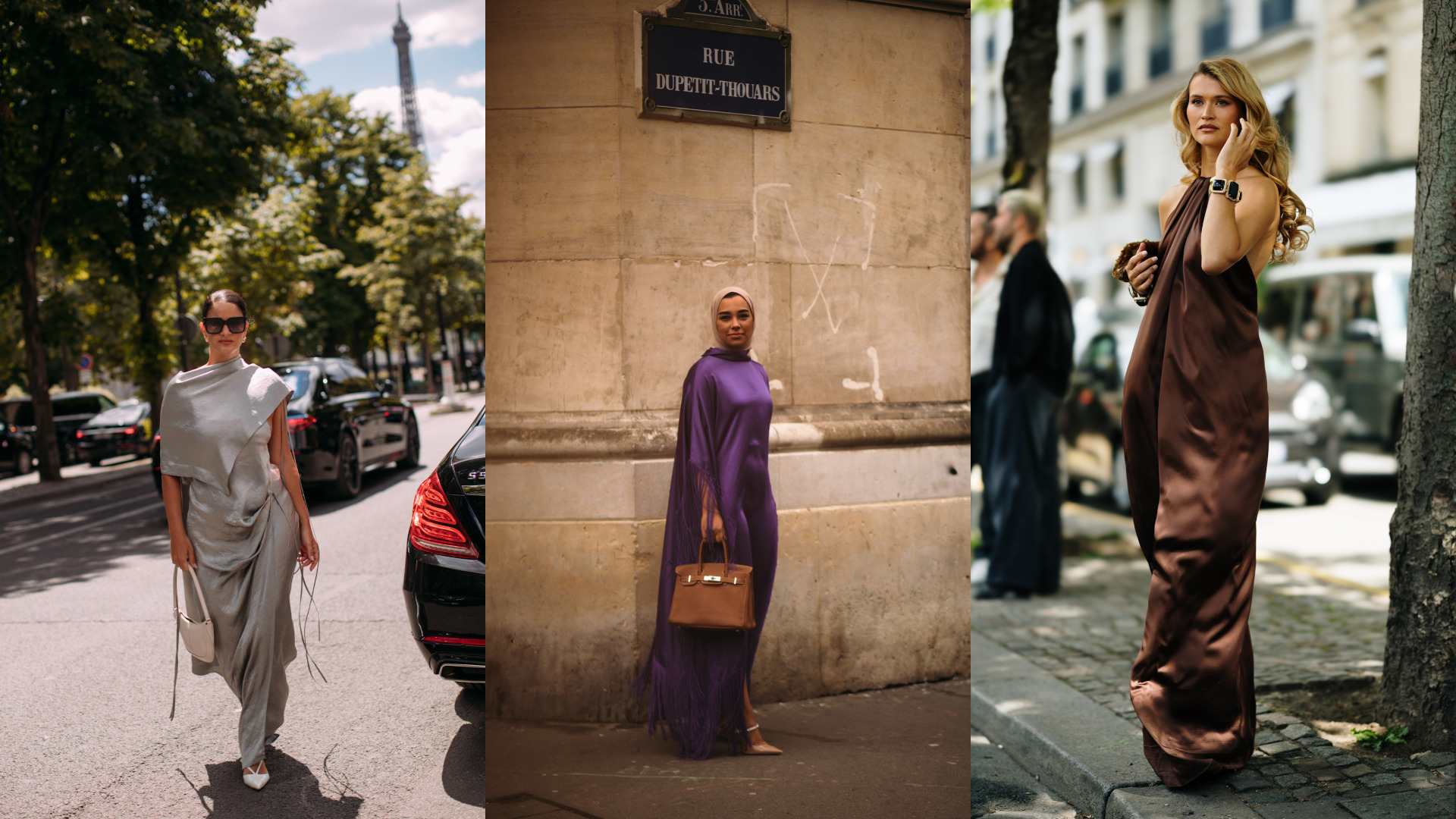 إطلالات مناسبة لعشاء في مطعم فاخر من شوارع باريس