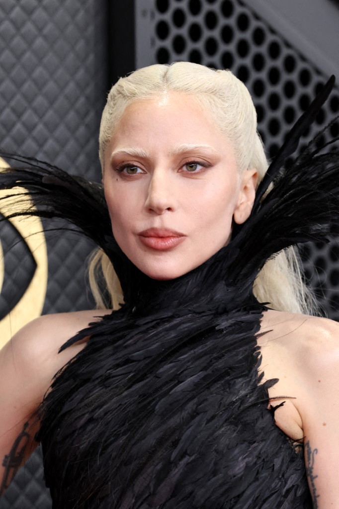 إطلالة الليدي غاغا برسمات الظلال البنية