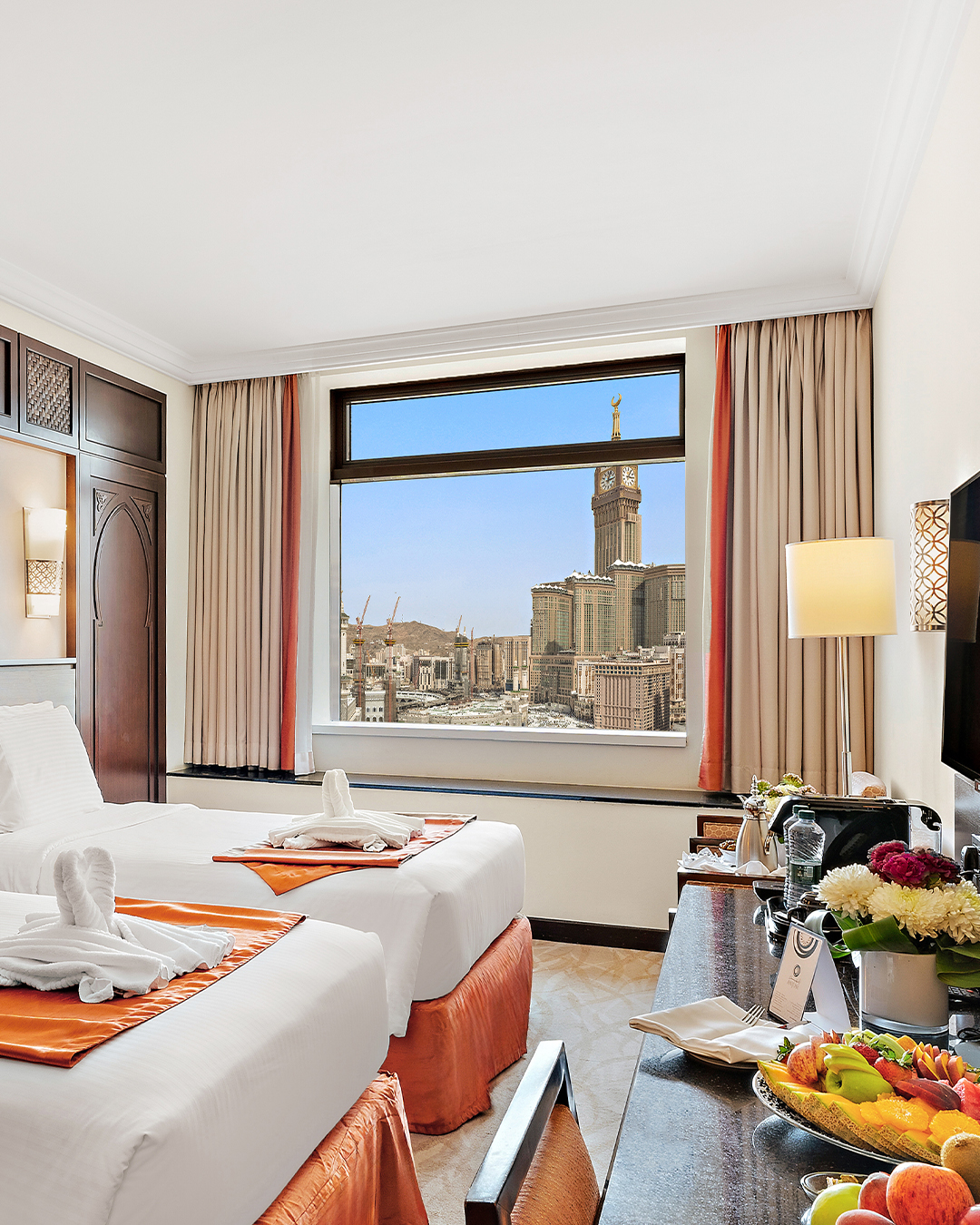 إطلالة مميزة على المسجد الحرام من فندق أنجم مكة