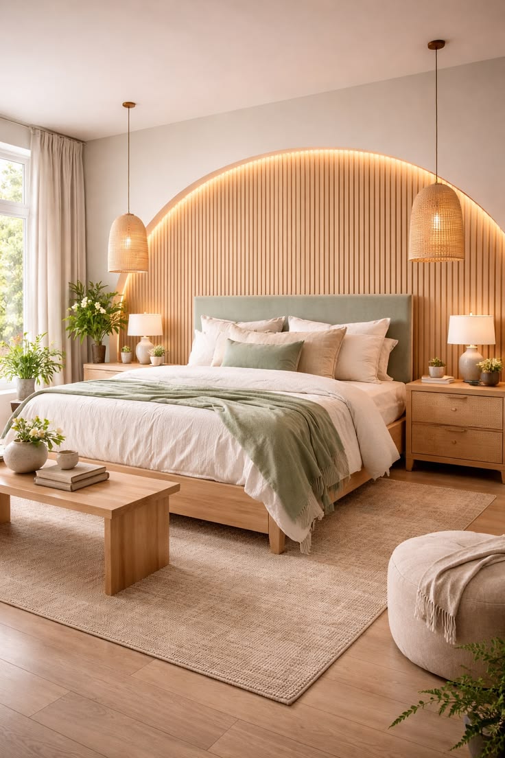 إعادة توزيع الأثاث الموجود يمكن أن تغيّر إحساس غرفة النوم بالكامل