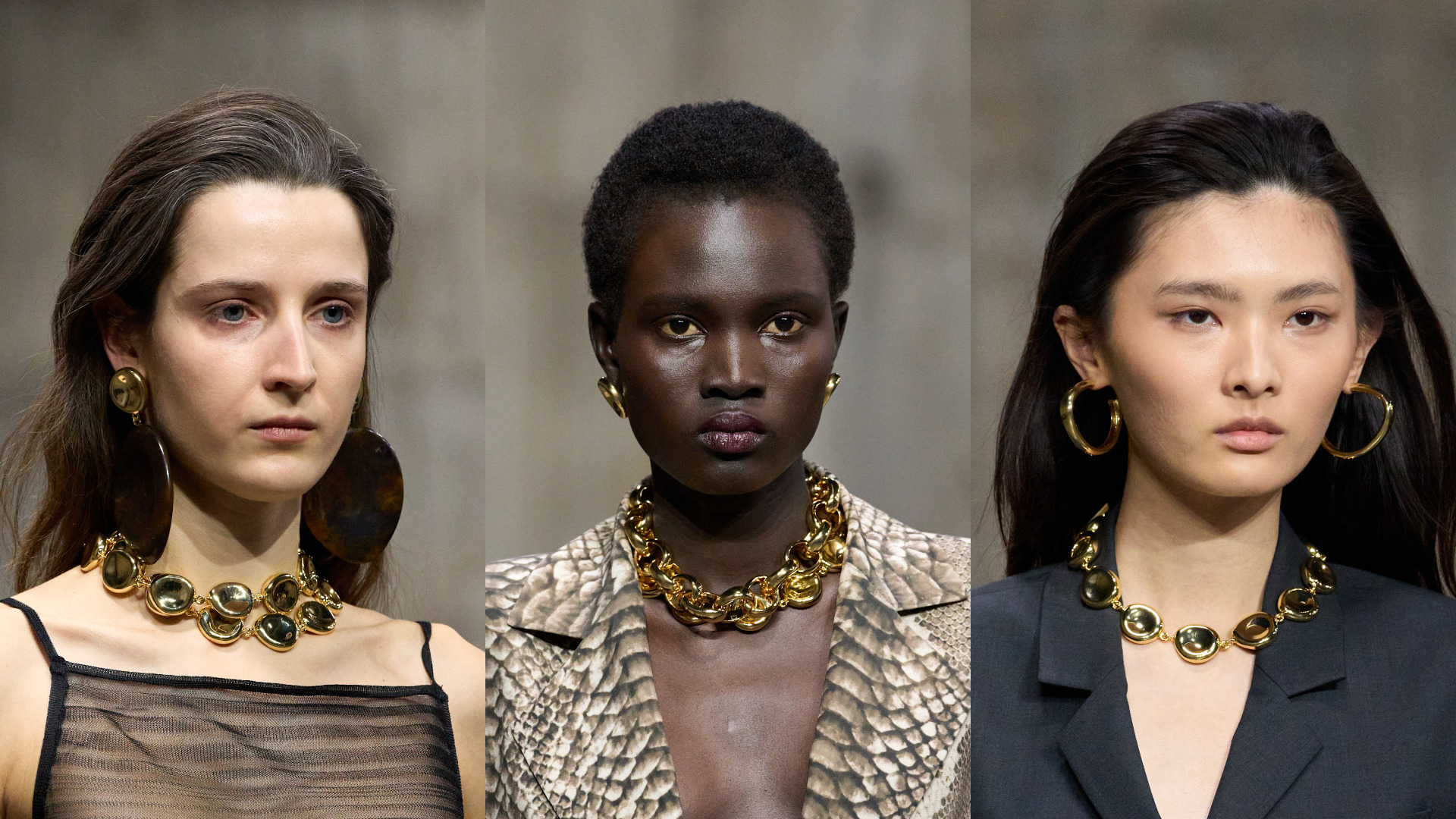 إكسسوارات باللون الذهبي من ‏Joseph