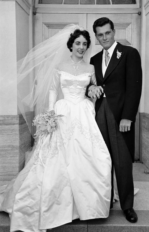 إليزابيث تايلور Elizabeth Taylor وكونراد نيكي هيلتون Conrad Nicky Hilton