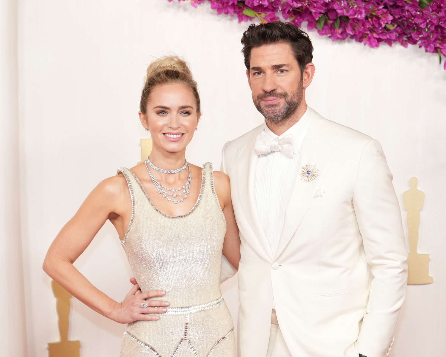 إميلي بلانت Emily Blunt وجون كراسينسكي John Krasinski