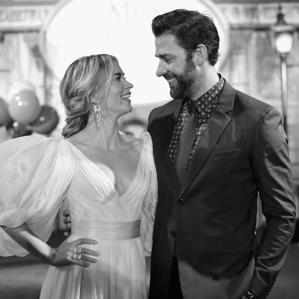 إميلي بلانت Emily Blunt وجون كراسينسكي John Krasinski