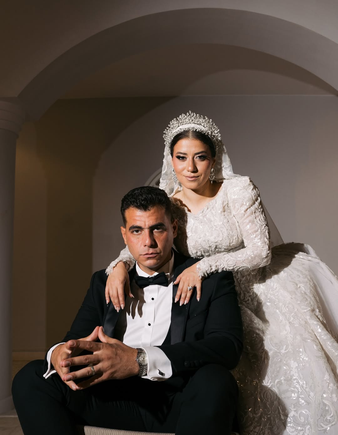 احتفال مميز بحفل زفاف دينا هشام