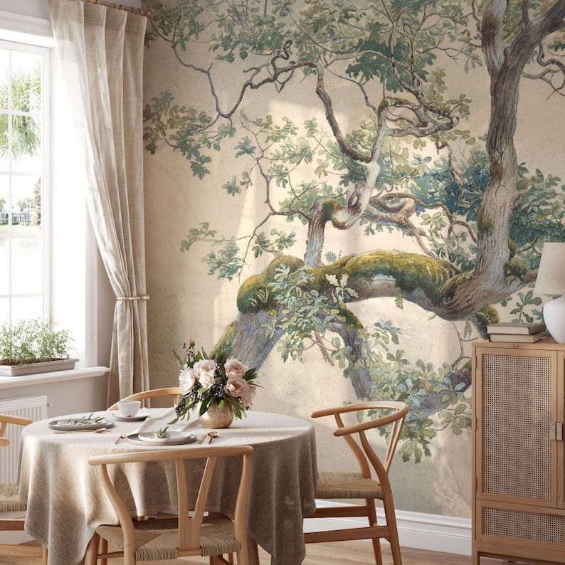 اختيار رائع لتصميم جدار غرفة الطعام