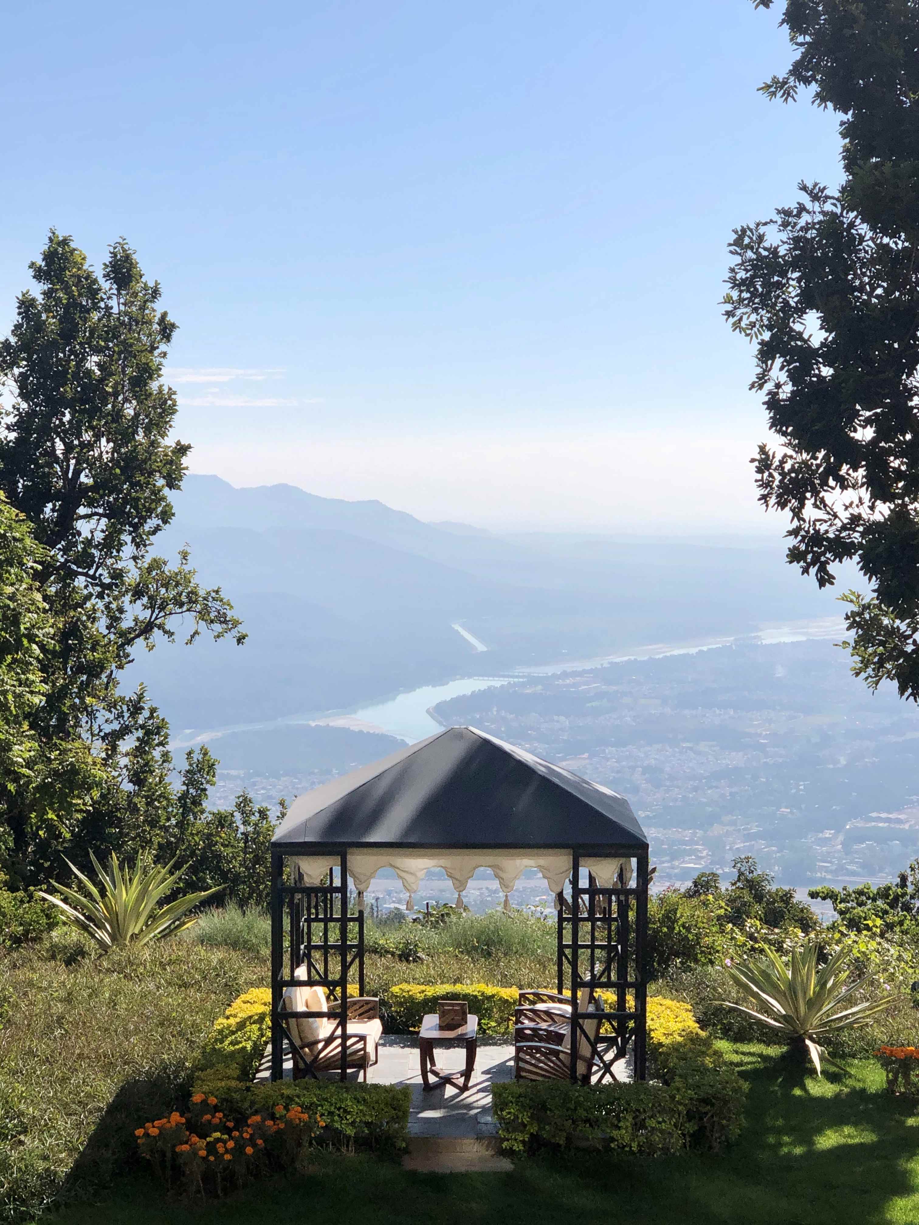 اطلالة المنتجع الرائعة