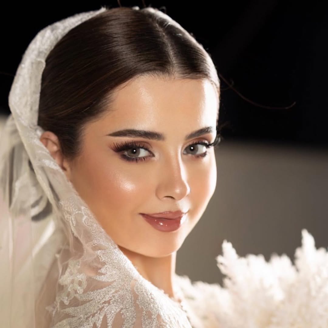 اطلالة عروس من الميك اب ارتست السعودية مها الشلوي