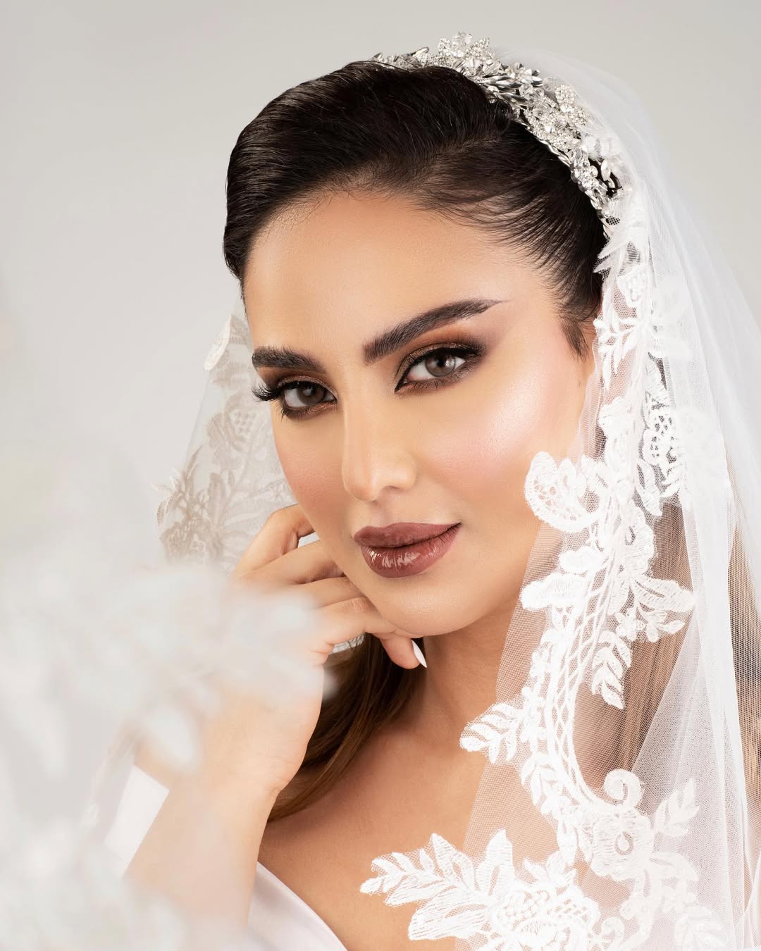 اطلالة عروس من الميك اب ارتست السعودية هيفاء المرشود