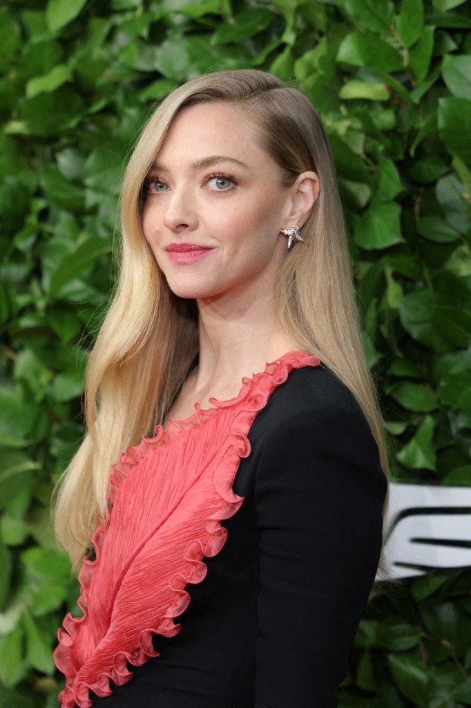 اطلالة Amanda Seyfried بالمكياج المشمشي الفاتح