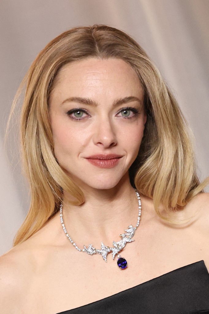 اطلالة Amanda Seyfried برسمات المكياج البني