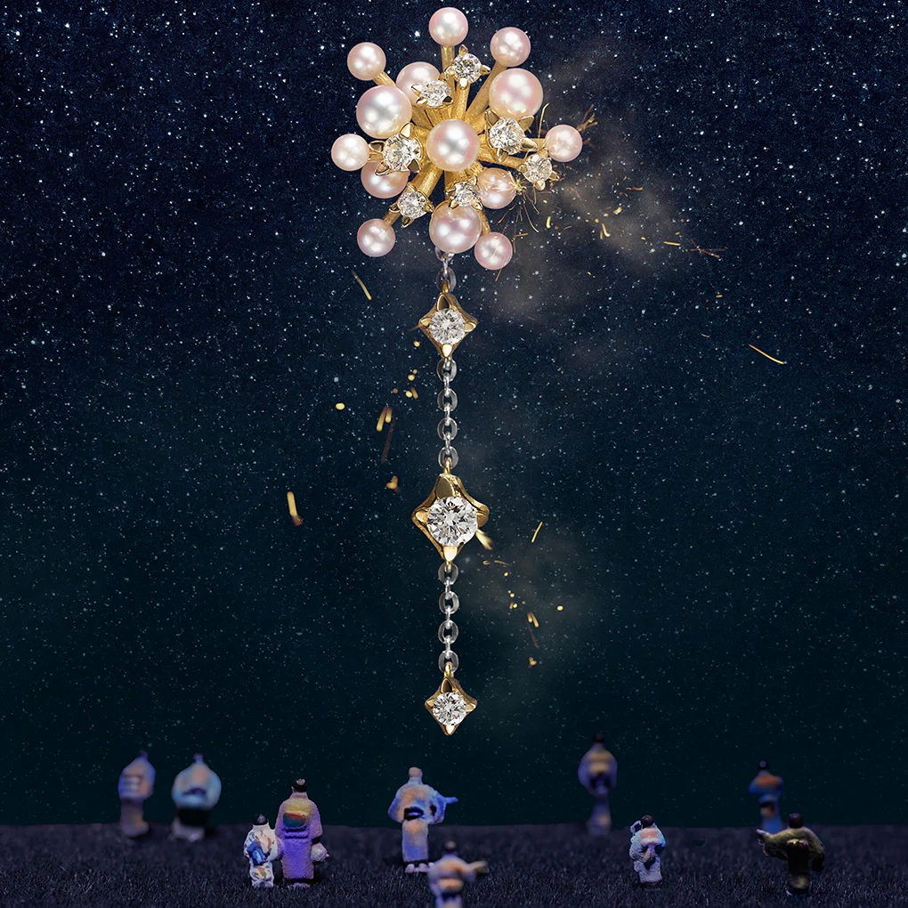 اقراط Hanabi Sky Rocket من MILAMORE