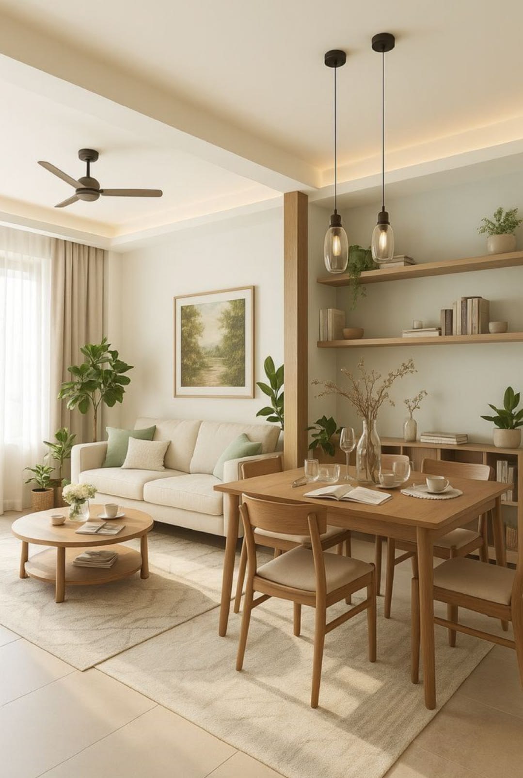 الأثاث والإضاءات من الخطوات الذكية لتقسيم المساحات