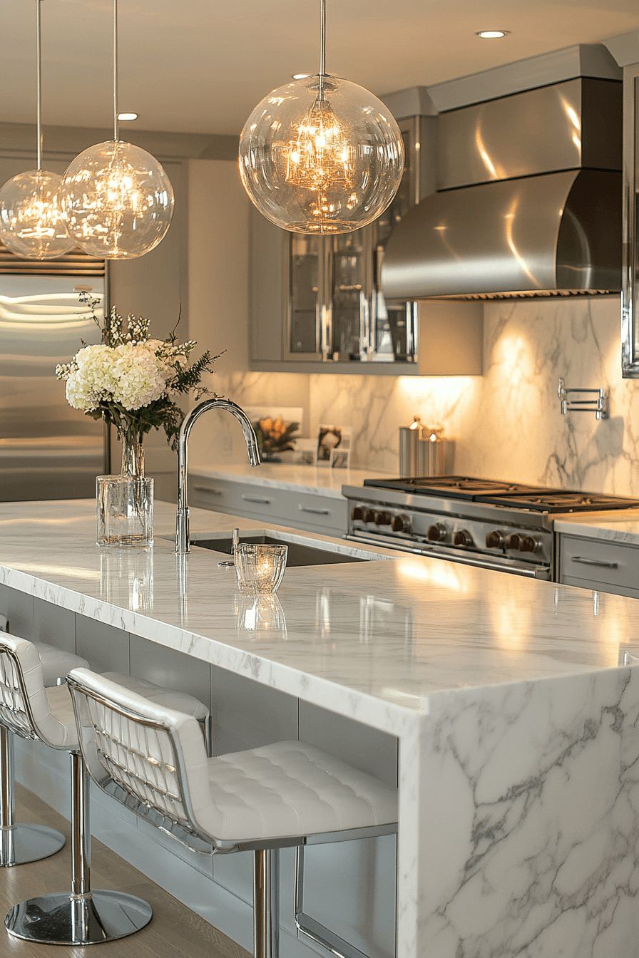 الأسطح اللامعة تجعل المطبخ يبدو باردًا وجامدًا