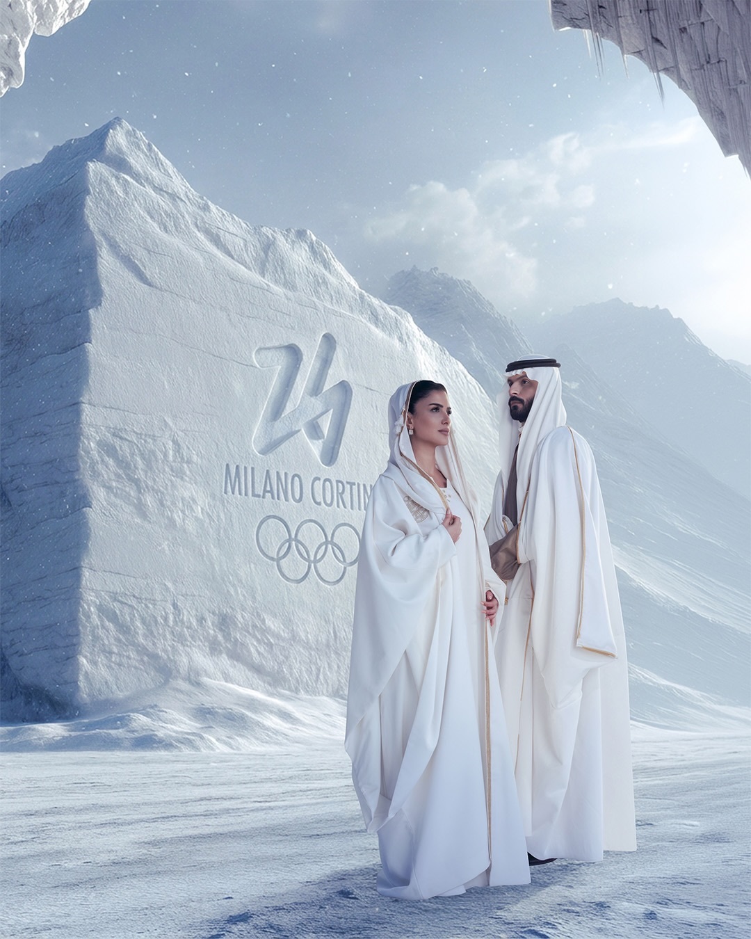 الأصالة السعودية في عرض أزياء الافتتاح من تصميم علياء السالمي