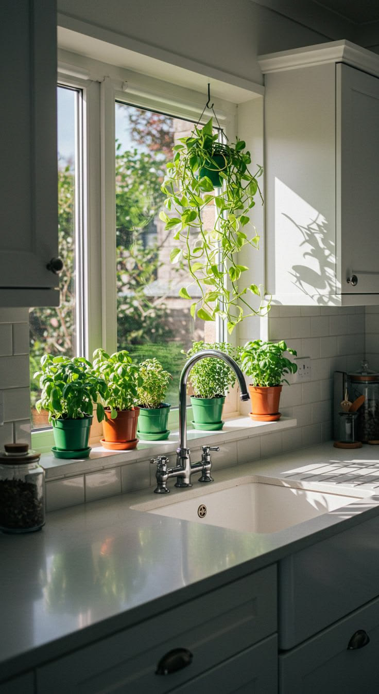 الأعشاب الطازجة في المطبخ