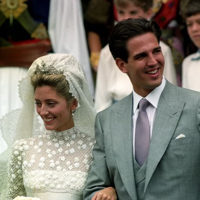 الأمير بافلوس ولي عهد اليونان Crown Prince of Greece والأميرة ماري شانتال Marie-Chantal Miller