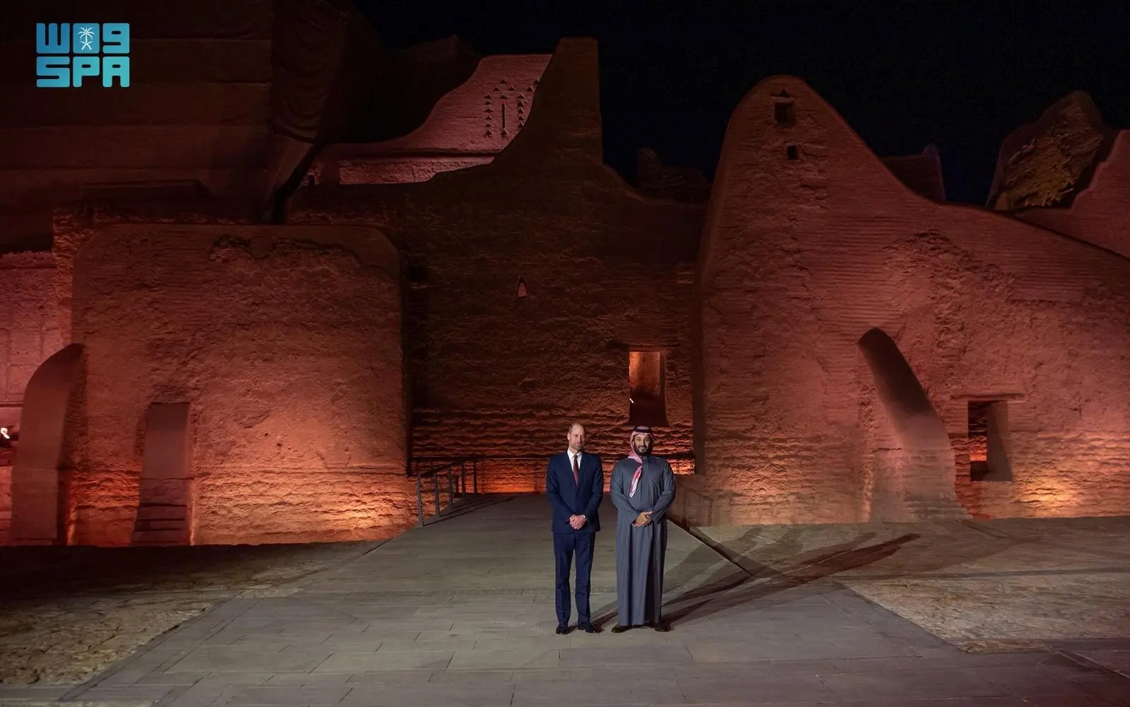 الأمير محمد بن سلمان والأمير ويليام