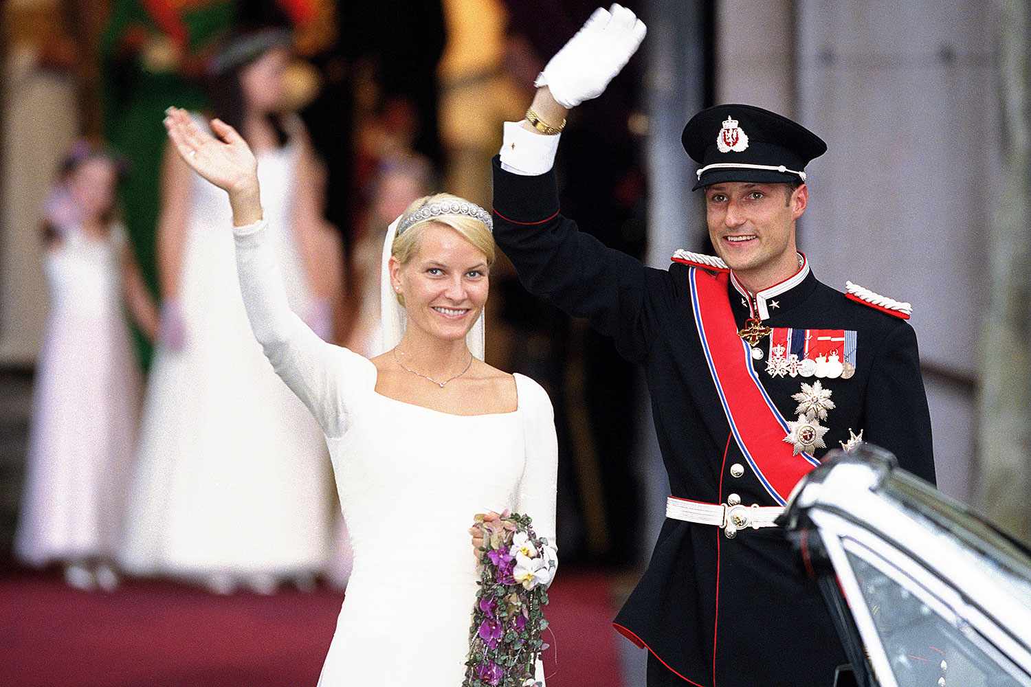 الأمير هاكون Haakon, Crown Prince of Norway والأميرة ميت ماريت Mette-Marit, Crown Princess of Norway