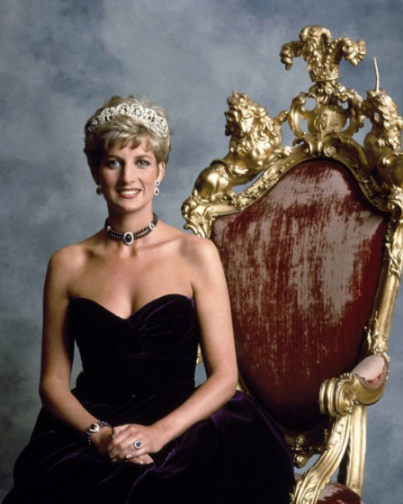 الأميرة ديانا بتاج سبنسر Spencer tiara