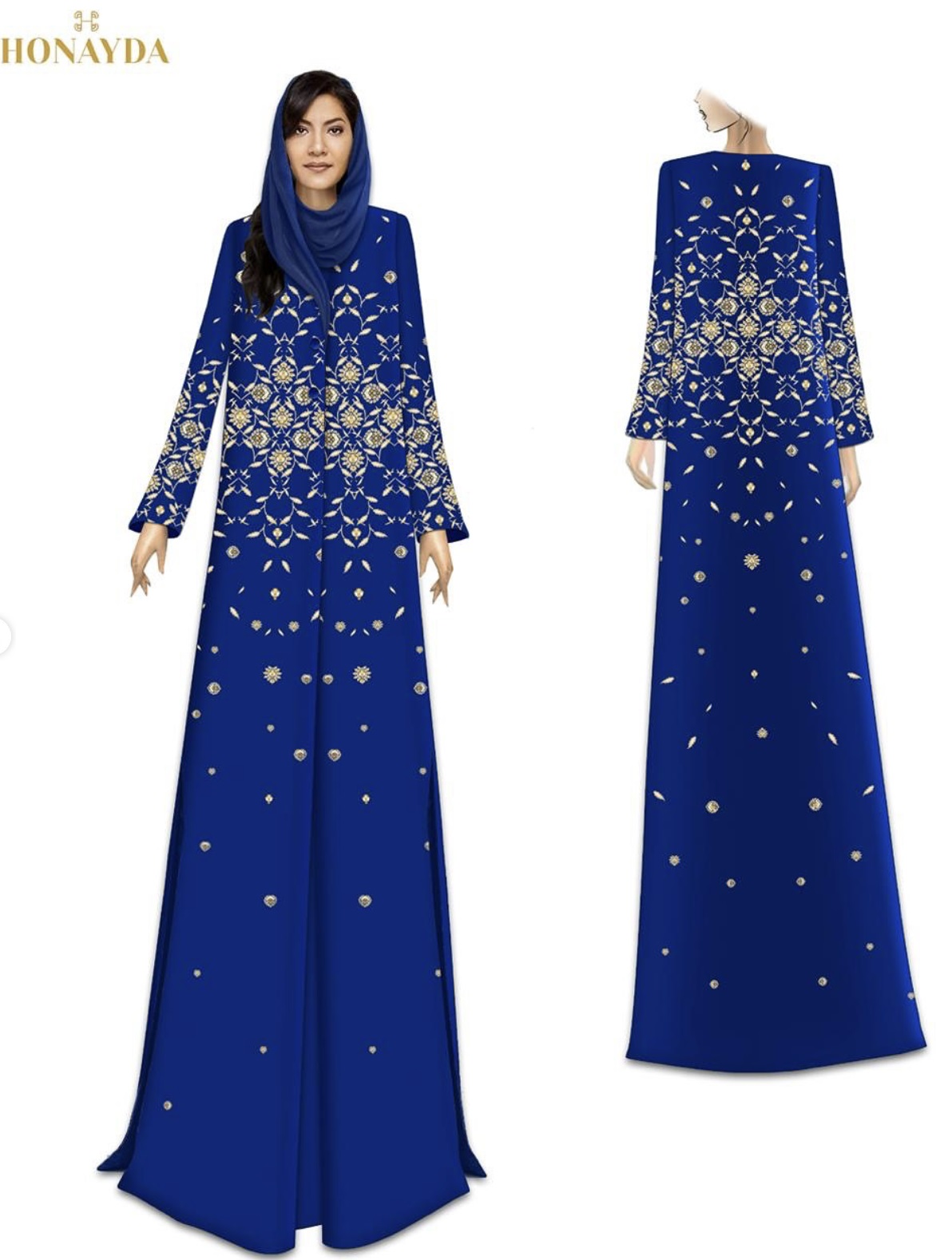 الأميرة ريما بنت بندر تتألق بفستان من Honayda