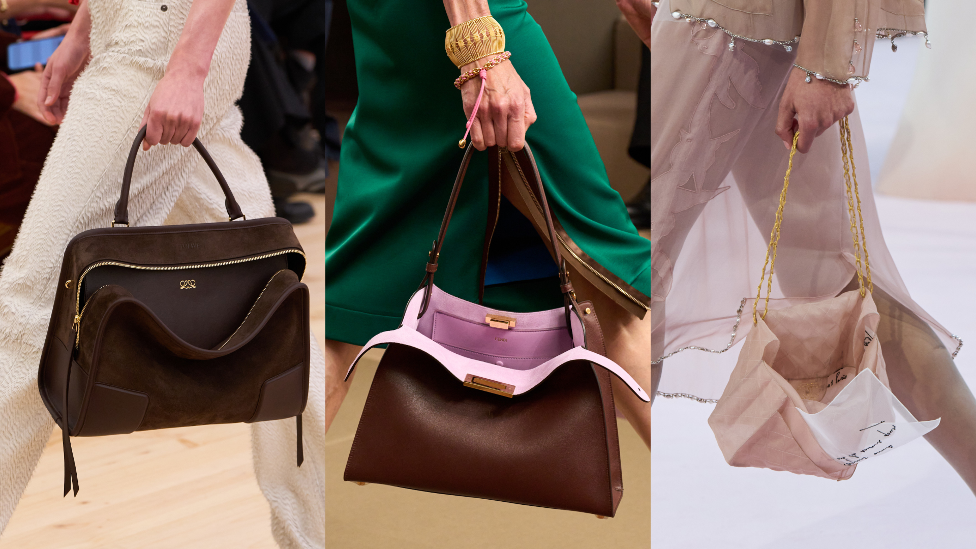 تصاميم من عروض ‏‎ Fendi‏وErdem‏ وDries Van Noten