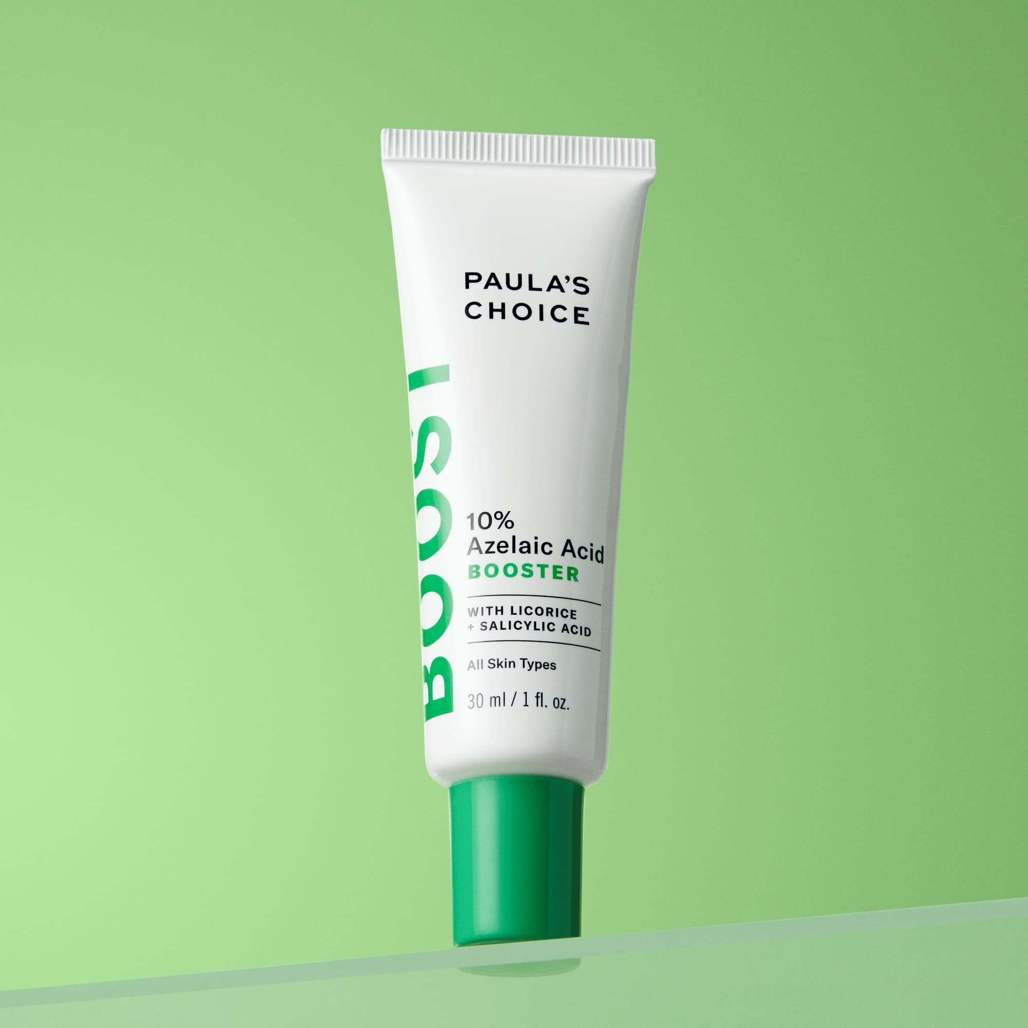 الإشراق وتوحيد اللون مع  10% Azelaic Acid Booster من علامة Paula’s Choice