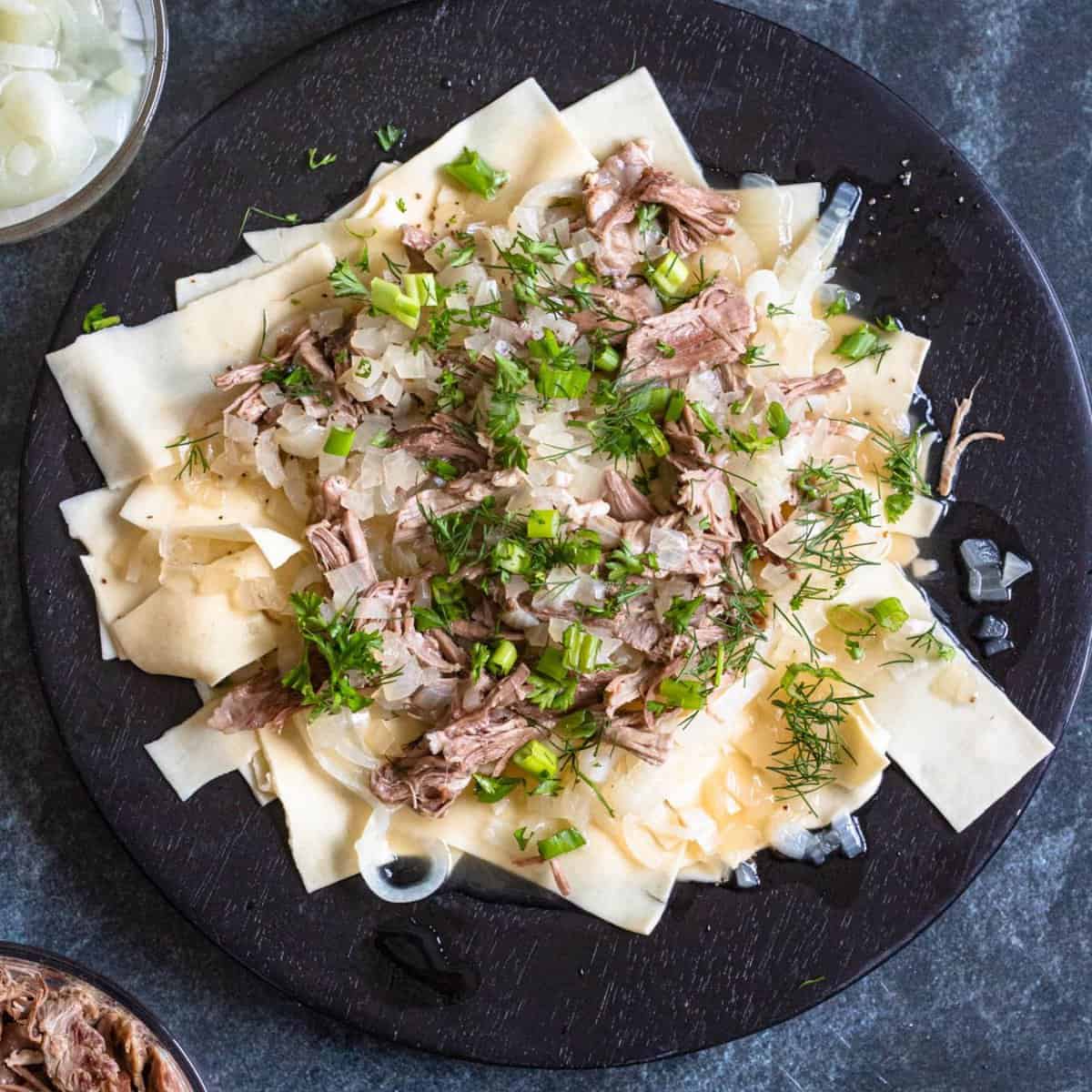 البشبارماك Beshbarmak