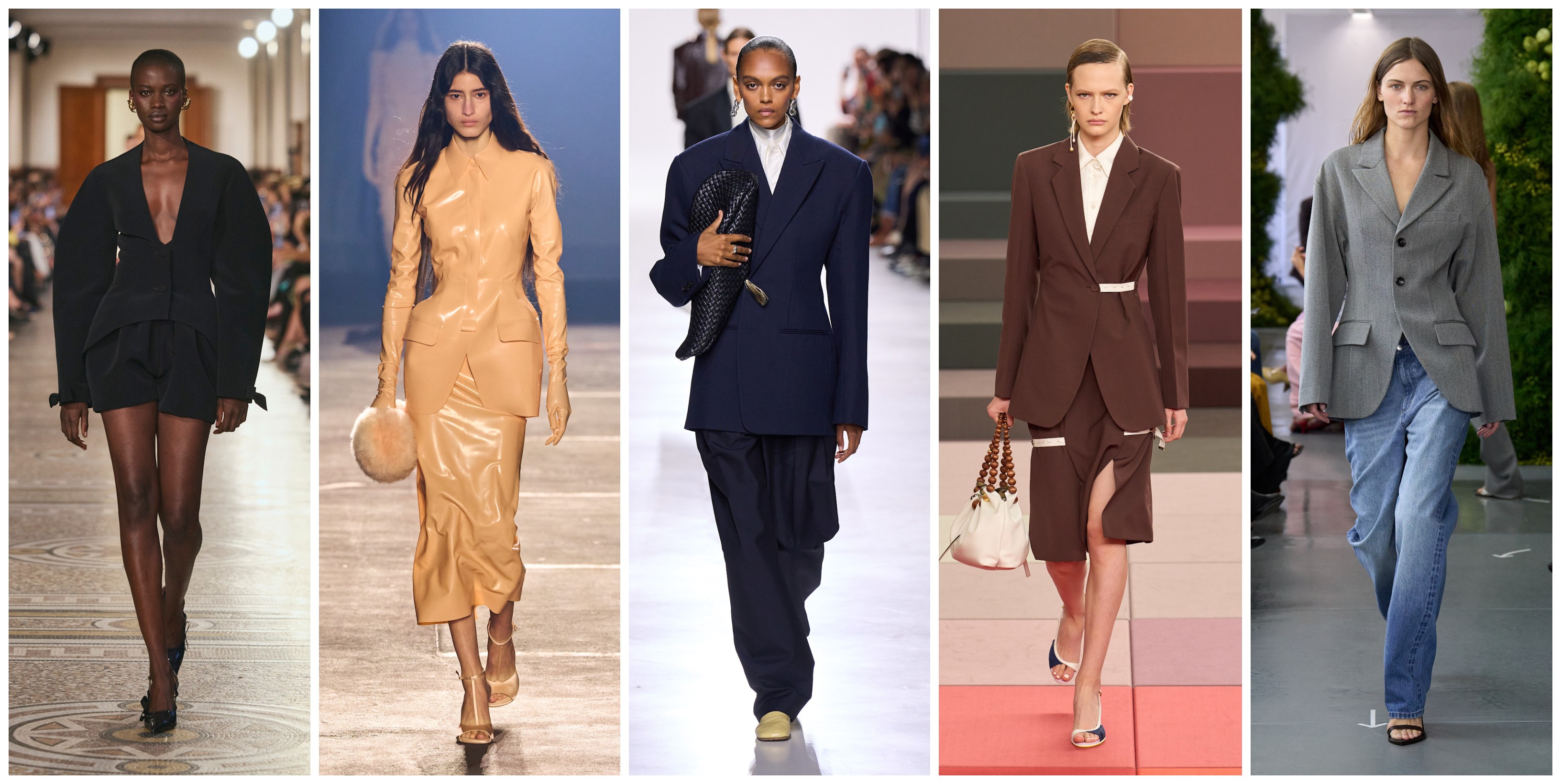 البليزر ذو الخصر المحدد من تيبي، فندي، بوتيغا فينيتا، موغلر وجورج حبيقة