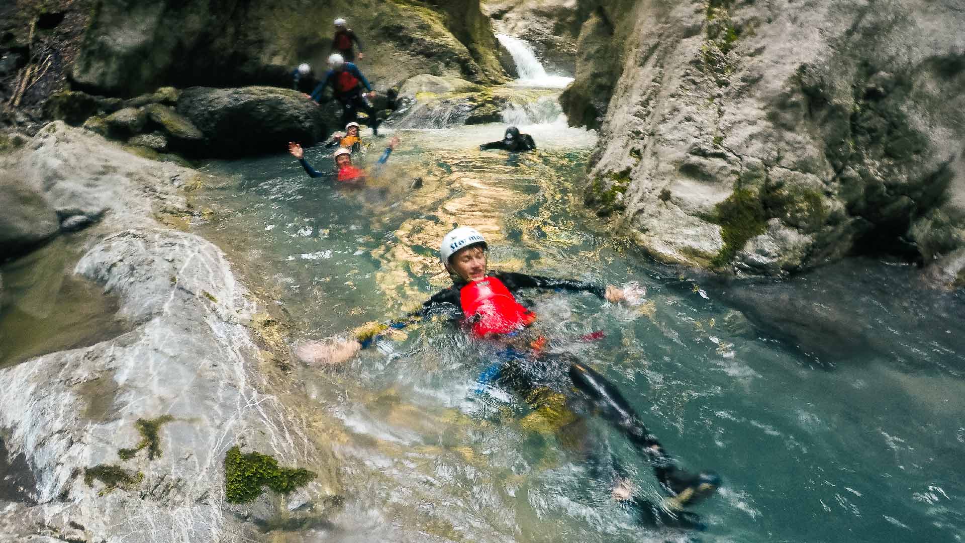 التجديف عبر الوديان