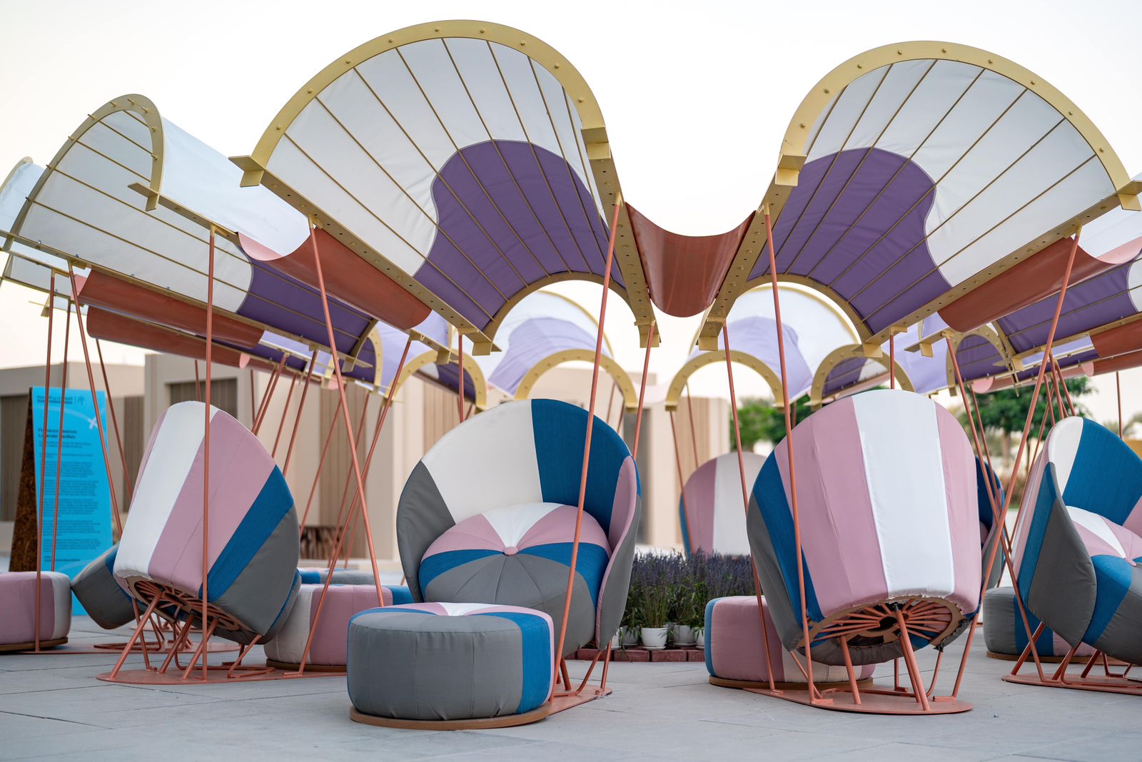 التركيب الفني المعماري جوهر الفلامنكو جناح الخزامى