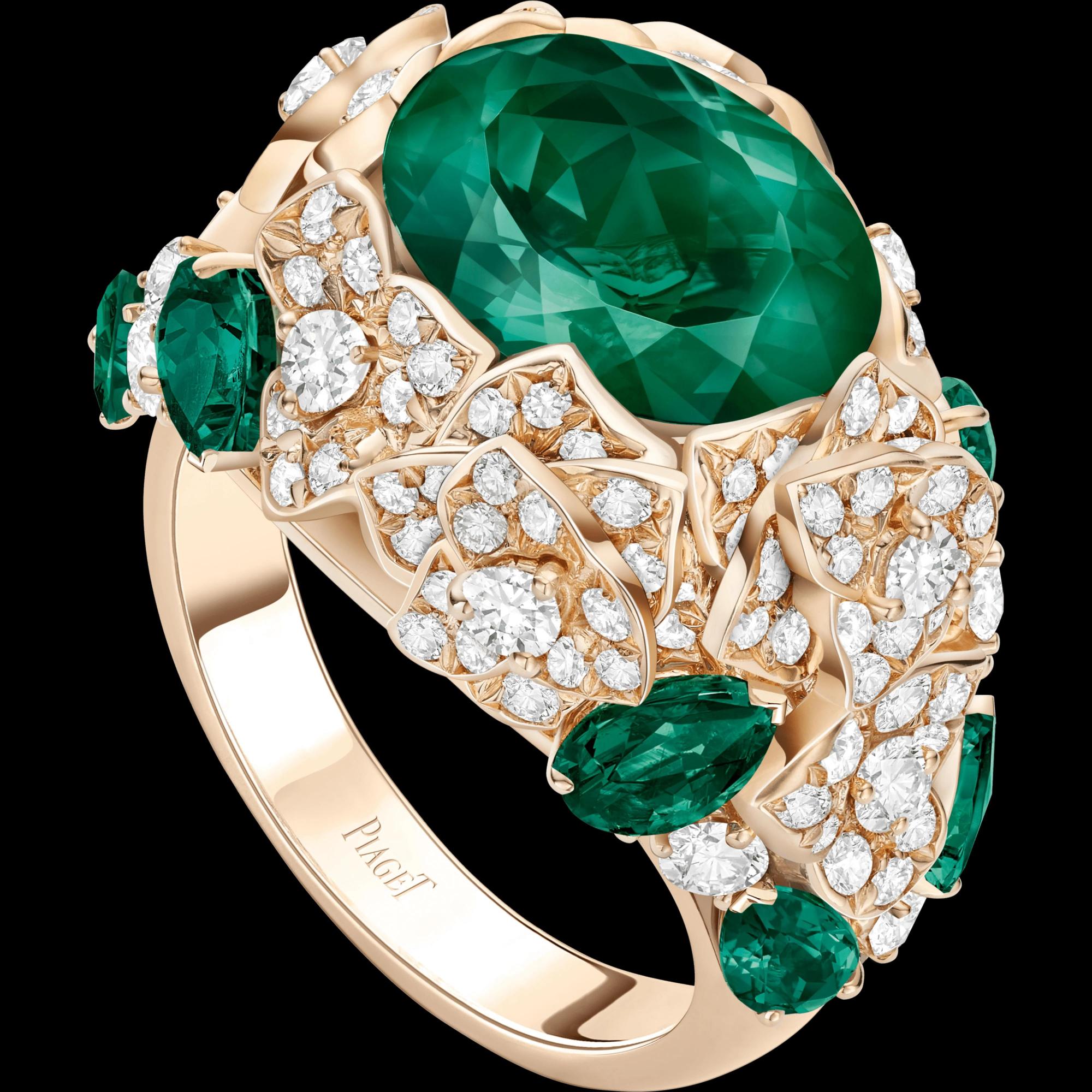 التورمالين الأخضر يلفت الأنظار في خاتم من Piaget