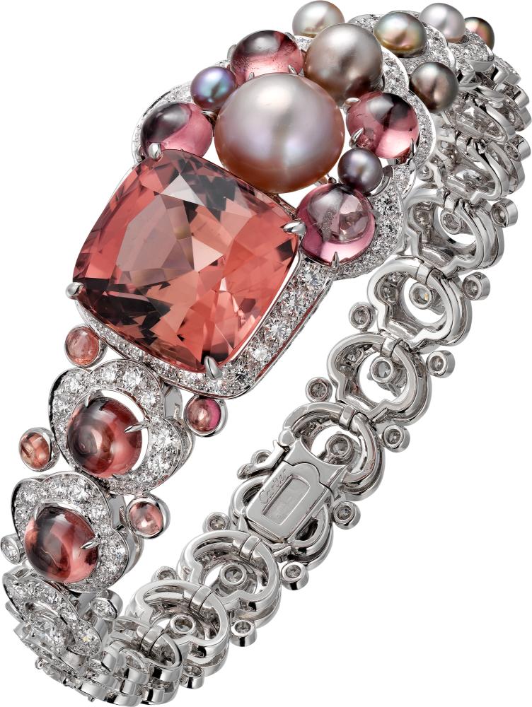 التورمالين الفاخر في سوار من Cartier