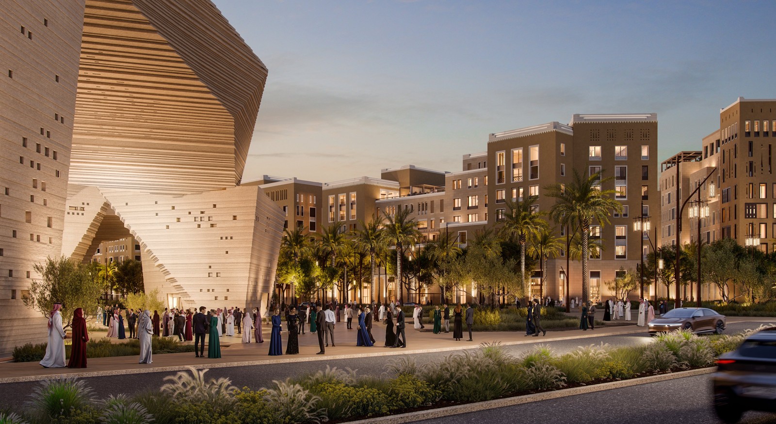 الجادة الكبرى.. عمارة معاصرة تستلهم روح المكان